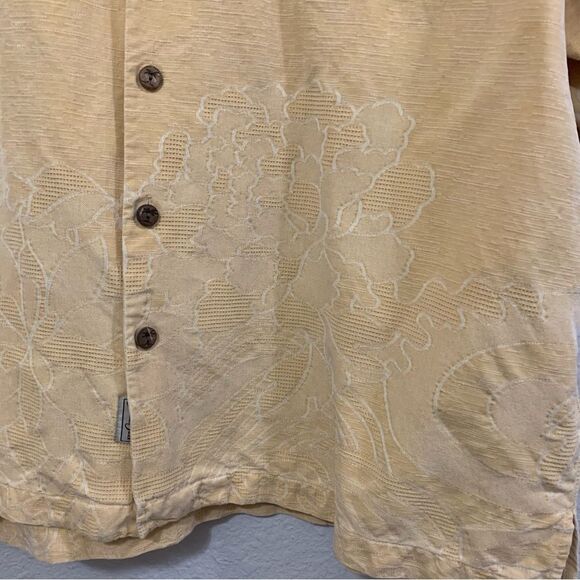 JAMAIKA JAXX Silk Hawaiian Shirt Men’s XXL Gold Shirt Men’s XXL Short Sleeve. - Picture 5 of 13